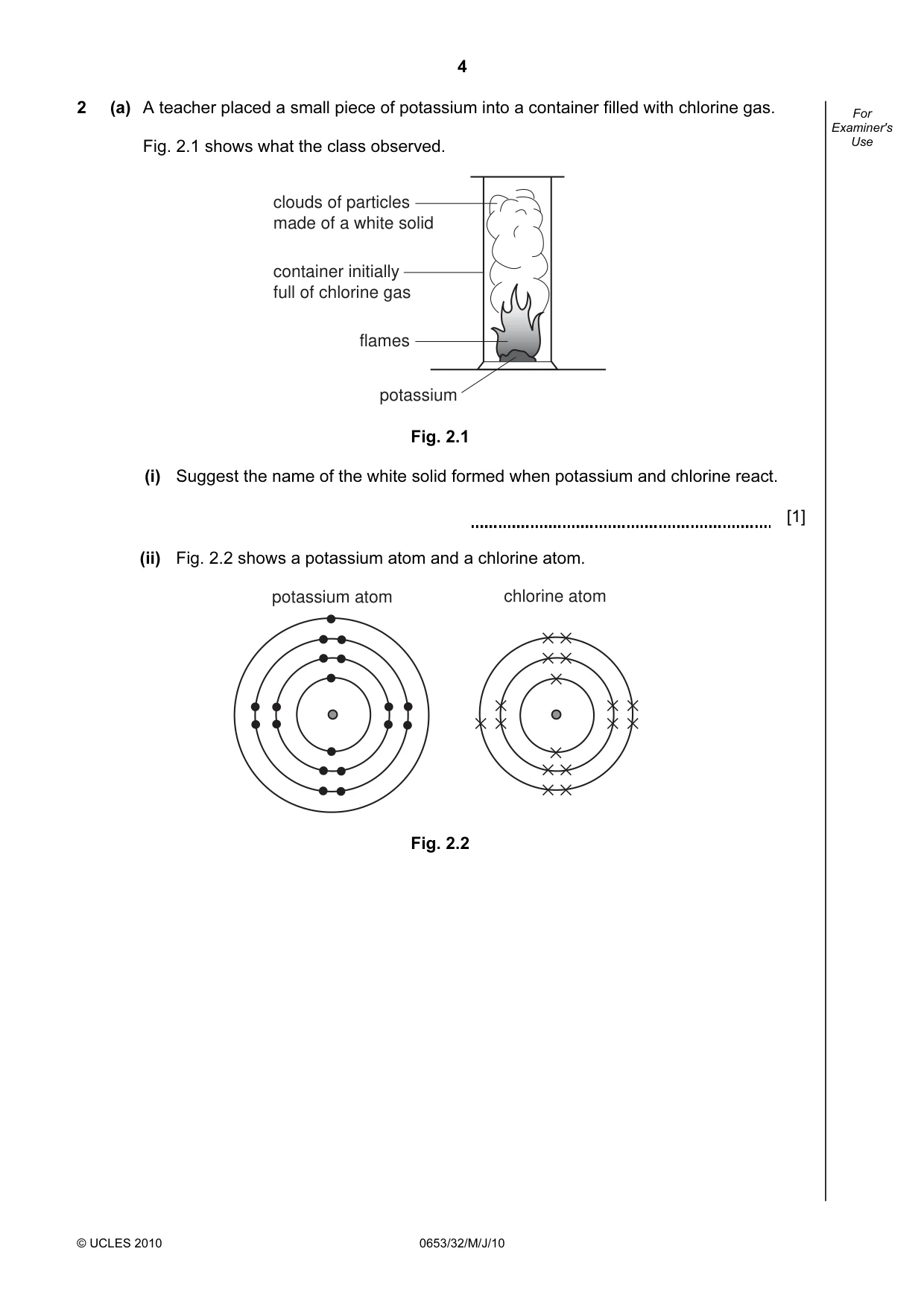 Cambridge IGCSE Science - Combined 0653 2010 May/June Paper 3 · Variant 2 question paper, page 4 of 20