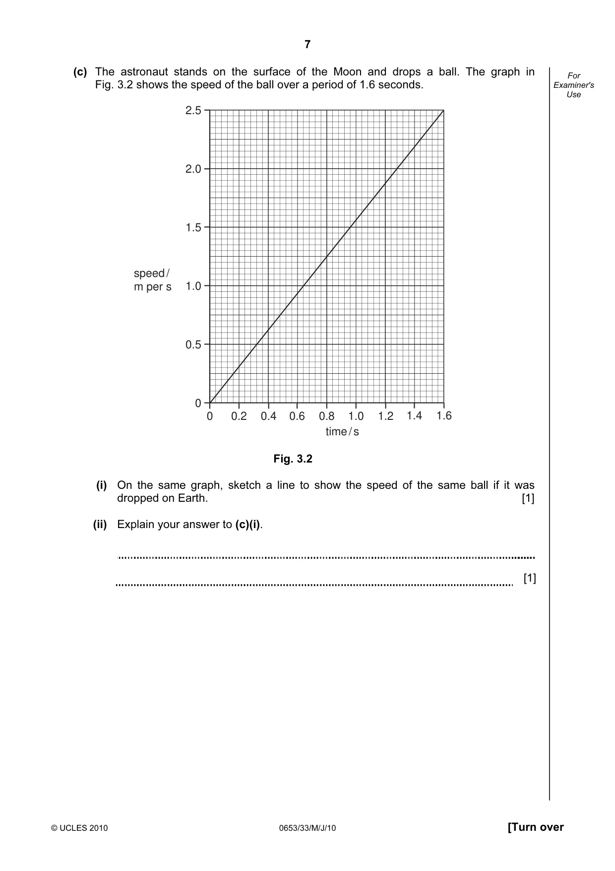Cambridge IGCSE Science - Combined 0653 2010 May/June Paper 3 · Variant 3 question paper, page 7 of 20