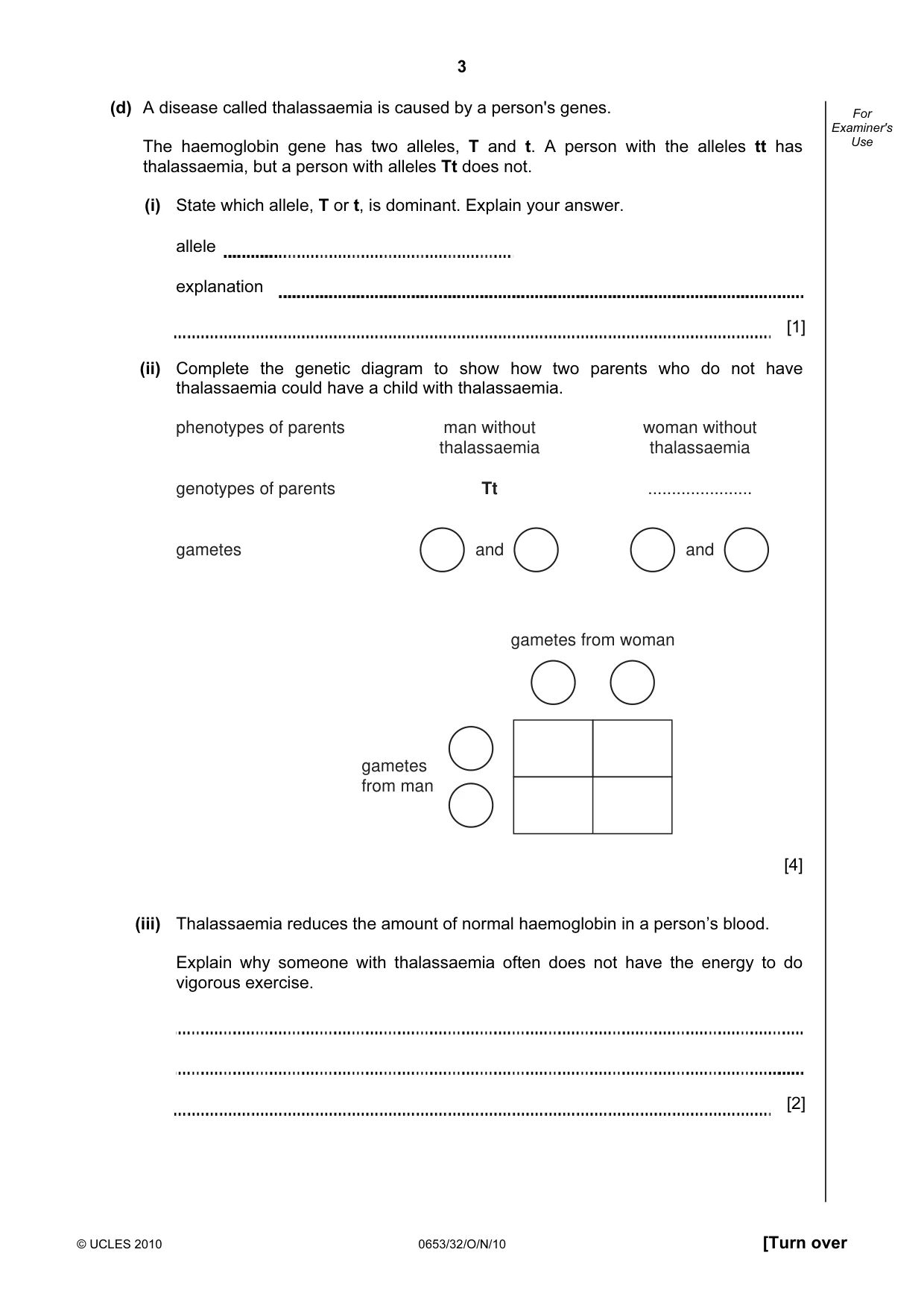 Cambridge IGCSE Science - Combined 0653 2010 Oct/Nov Paper 3 · Variant 2 question paper, page 3 of 20