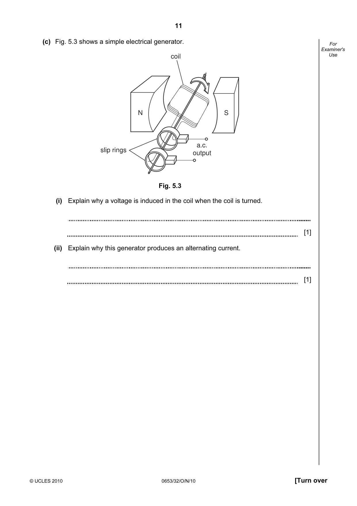 Cambridge IGCSE Science - Combined 0653 2010 Oct/Nov Paper 3 · Variant 2 question paper, page 11 of 20