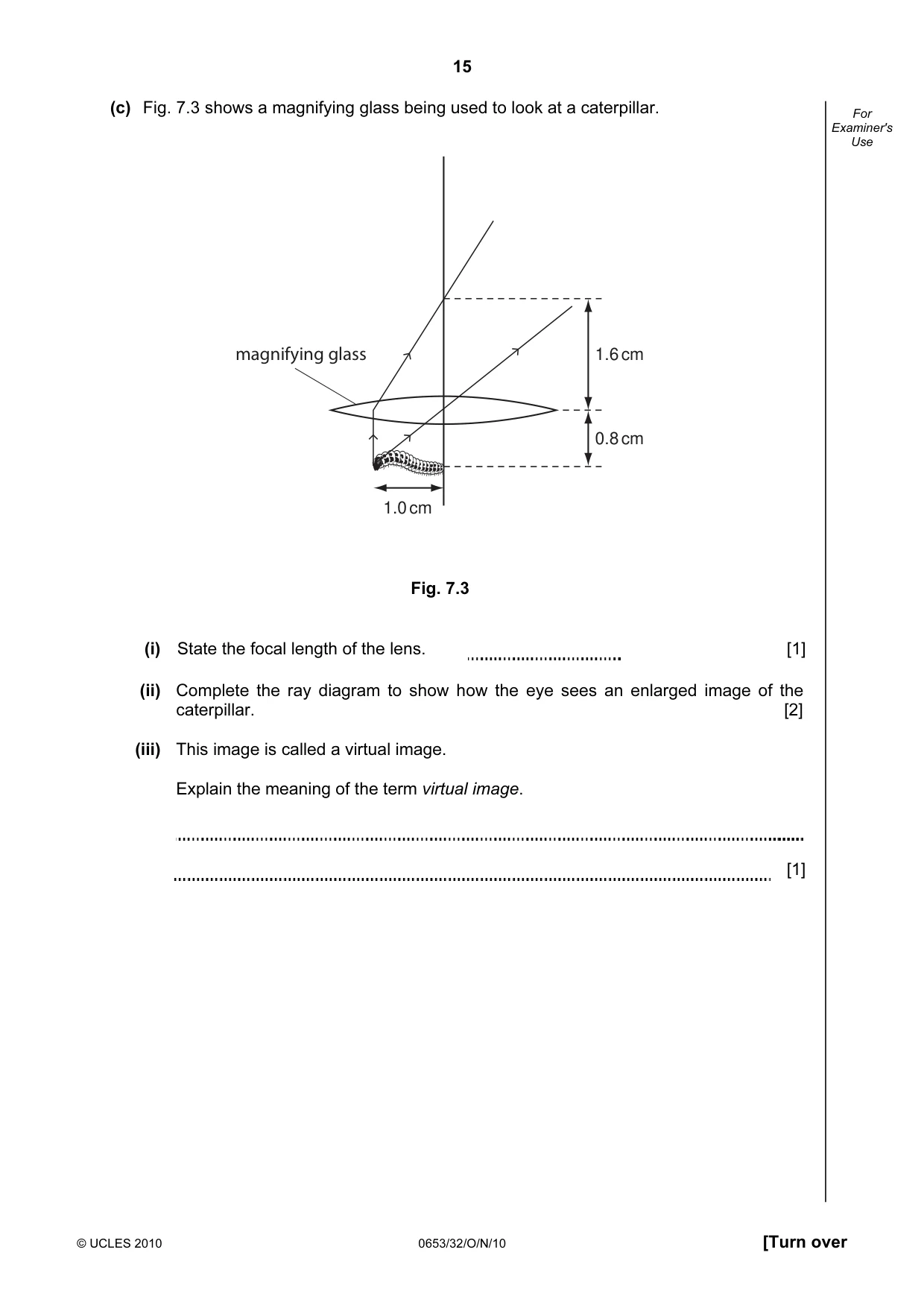 Cambridge IGCSE Science - Combined 0653 2010 Oct/Nov Paper 3 · Variant 2 question paper, page 15 of 20