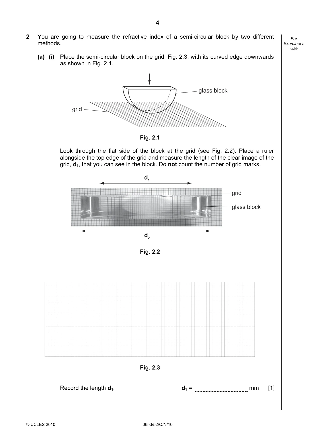 Cambridge IGCSE Science - Combined 0653 2010 Oct/Nov Paper 5 · Variant 2 question paper, page 4 of 12