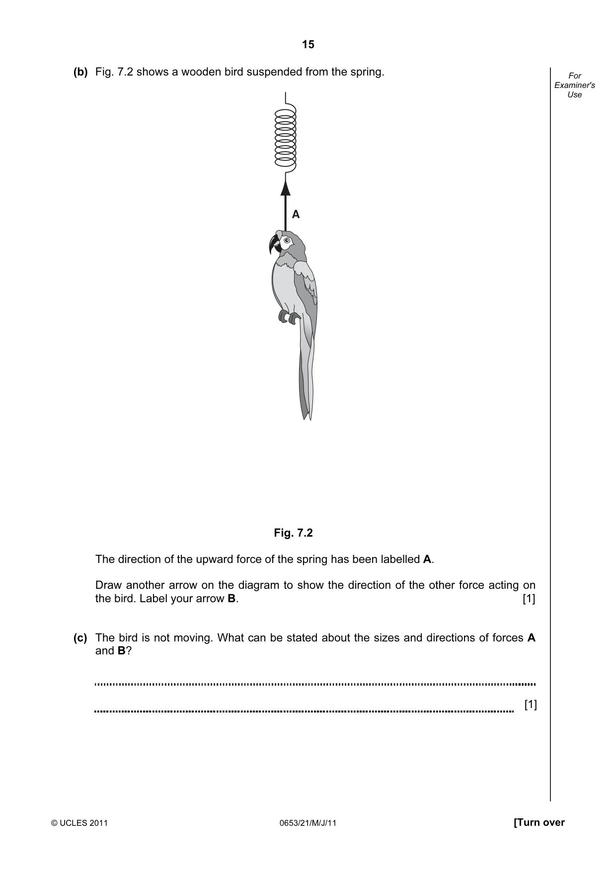 Cambridge IGCSE Science - Combined 0653 2011 May/June Paper 2 · Variant 1 question paper, page 15 of 24
