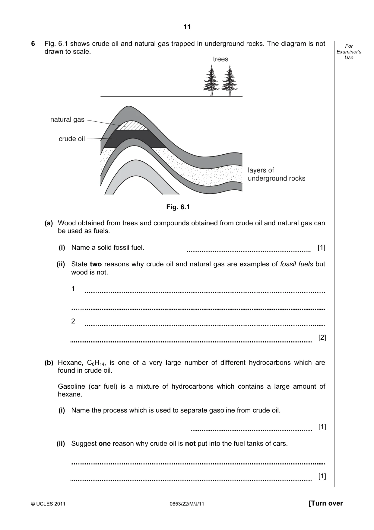 Cambridge IGCSE Science - Combined 0653 2011 May/June Paper 2 · Variant 2 question paper, page 11 of 20