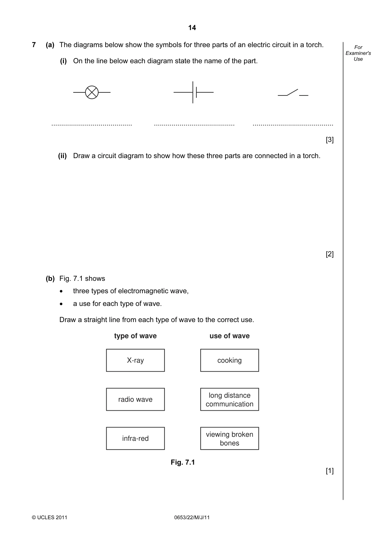 Cambridge IGCSE Science - Combined 0653 2011 May/June Paper 2 · Variant 2 question paper, page 14 of 20