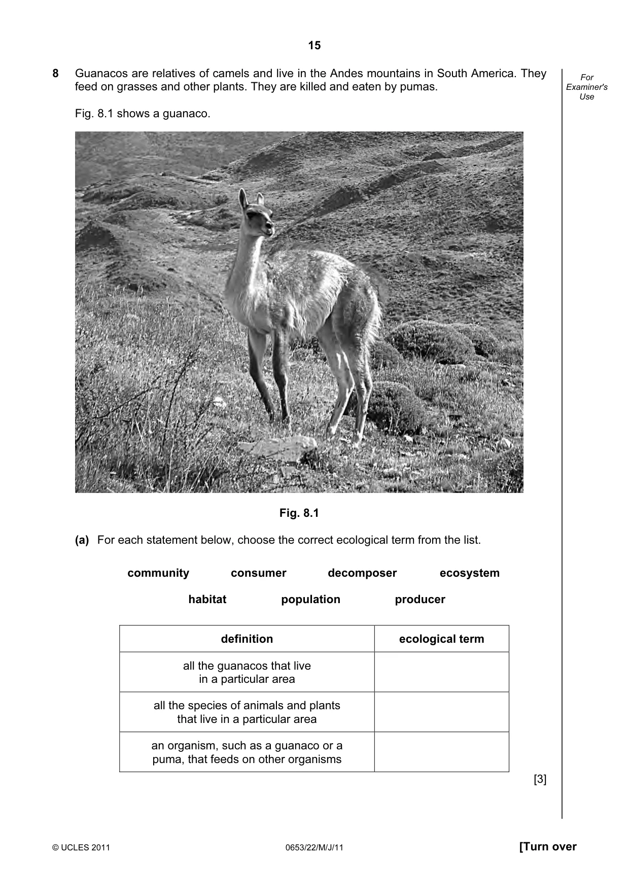 Cambridge IGCSE Science - Combined 0653 2011 May/June Paper 2 · Variant 2 question paper, page 15 of 20