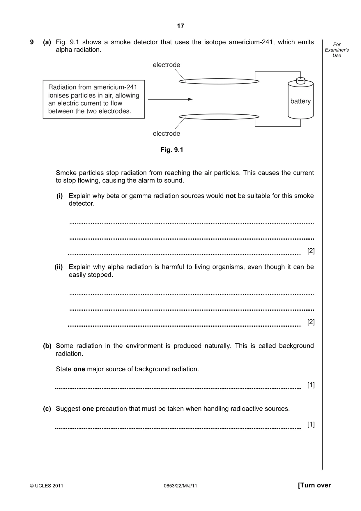Cambridge IGCSE Science - Combined 0653 2011 May/June Paper 2 · Variant 2 question paper, page 17 of 20