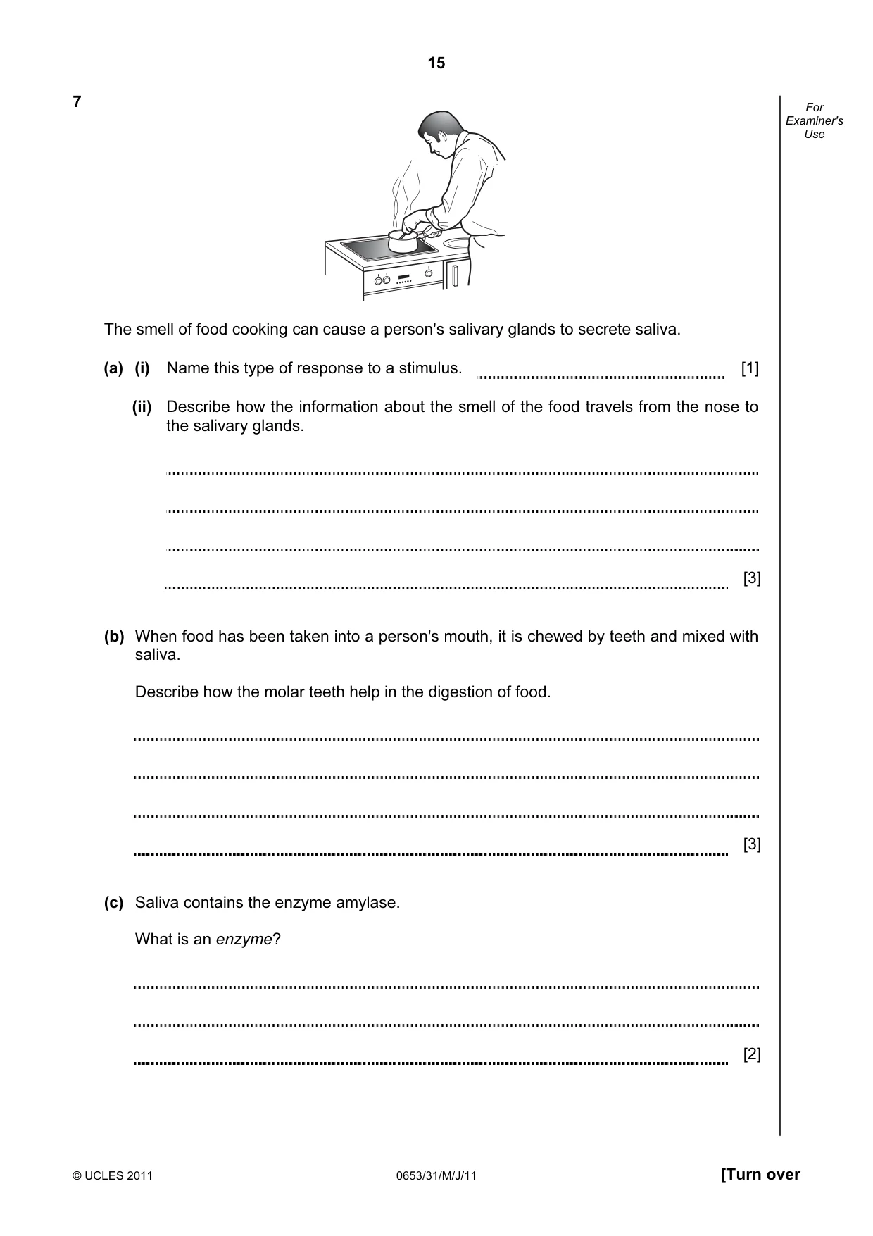 Cambridge IGCSE Science - Combined 0653 2011 May/June Paper 3 · Variant 1 question paper, page 15 of 20