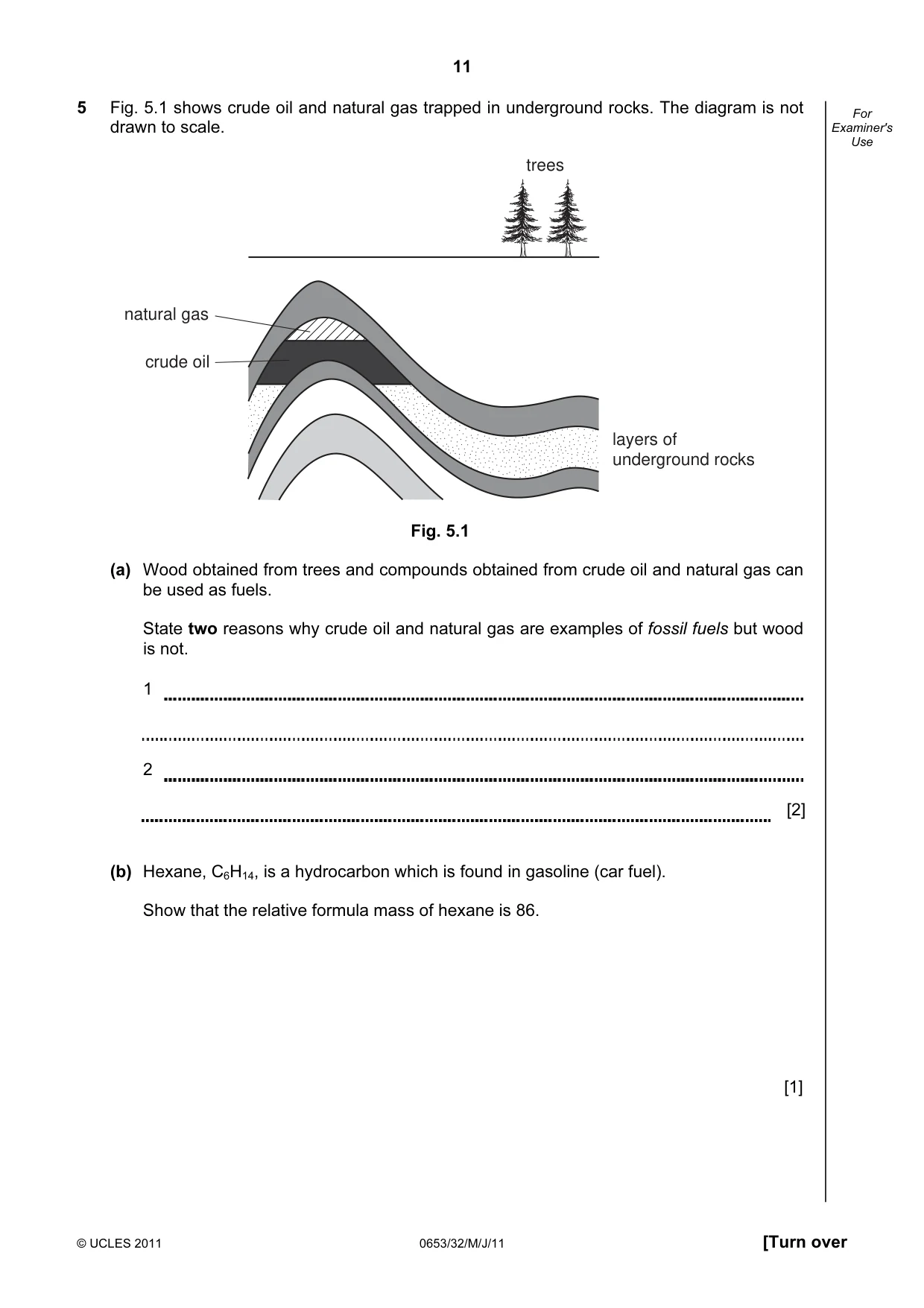Cambridge IGCSE Science - Combined 0653 2011 May/June Paper 3 · Variant 2 question paper, page 11 of 24