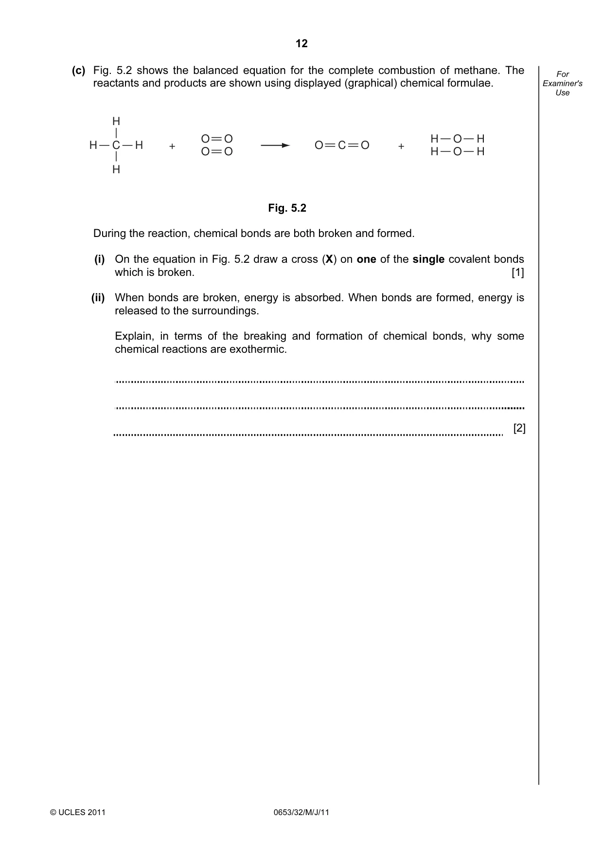 Cambridge IGCSE Science - Combined 0653 2011 May/June Paper 3 · Variant 2 question paper, page 12 of 24