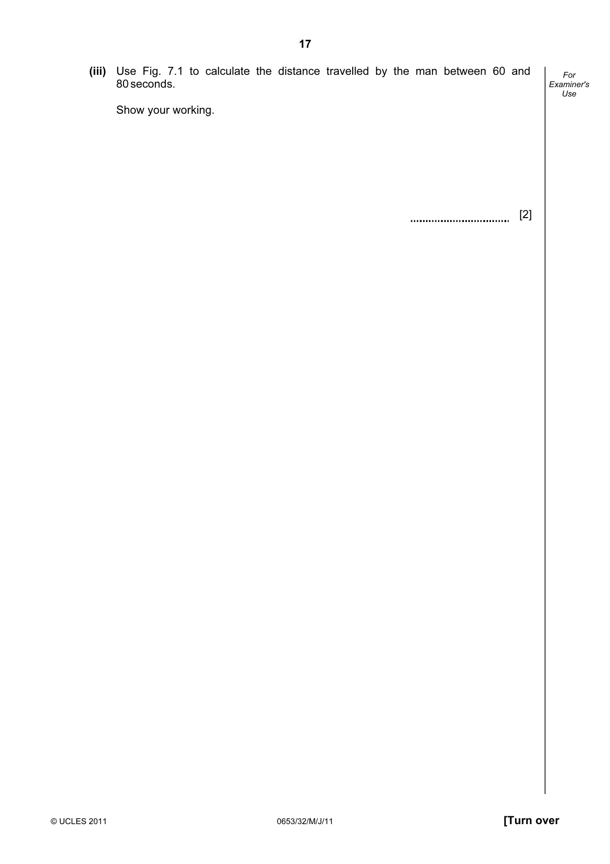 Cambridge IGCSE Science - Combined 0653 2011 May/June Paper 3 · Variant 2 question paper, page 17 of 24