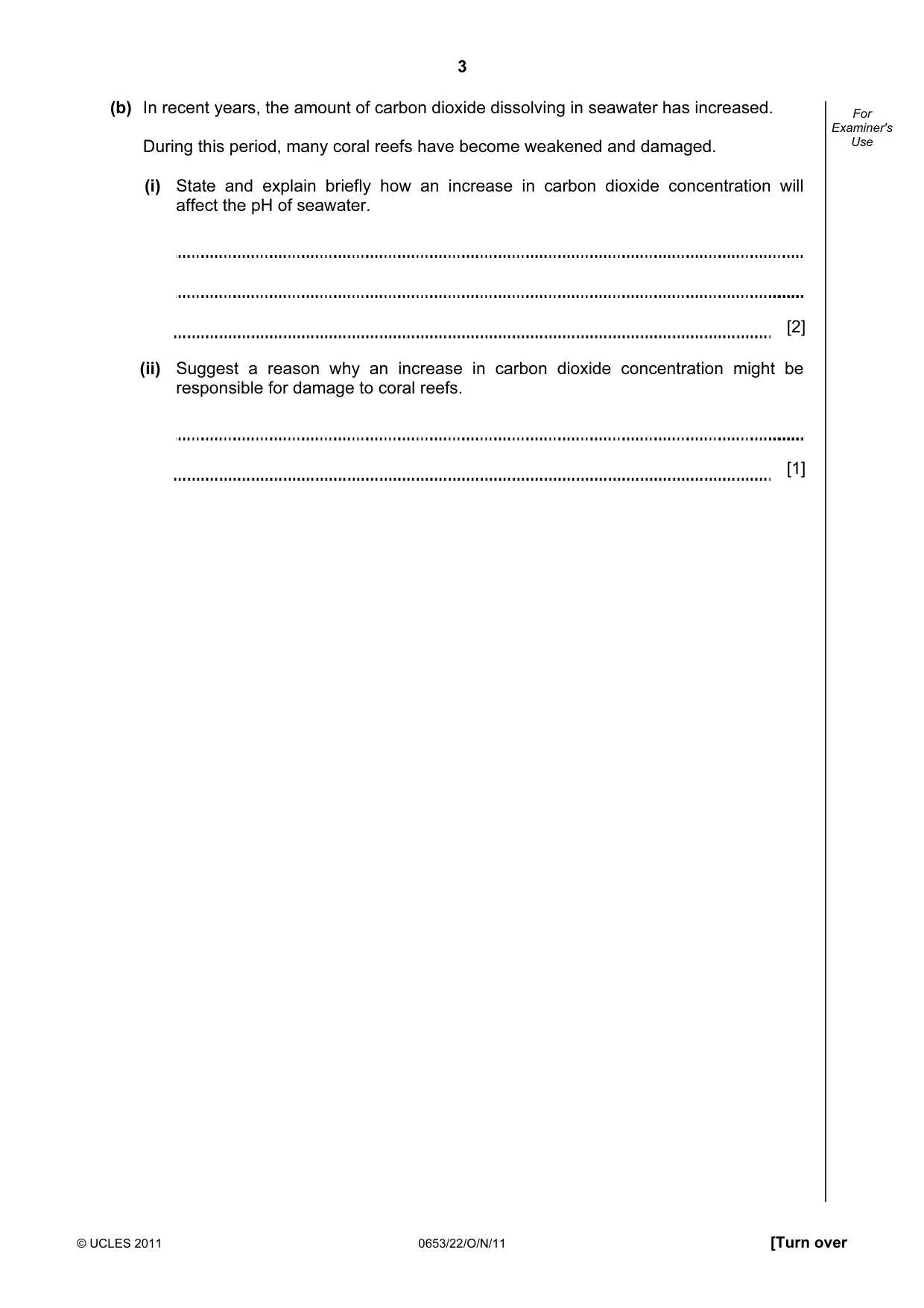 Cambridge IGCSE Science - Combined 0653 2011 Oct/Nov Paper 2 · Variant 2 question paper, page 3 of 24