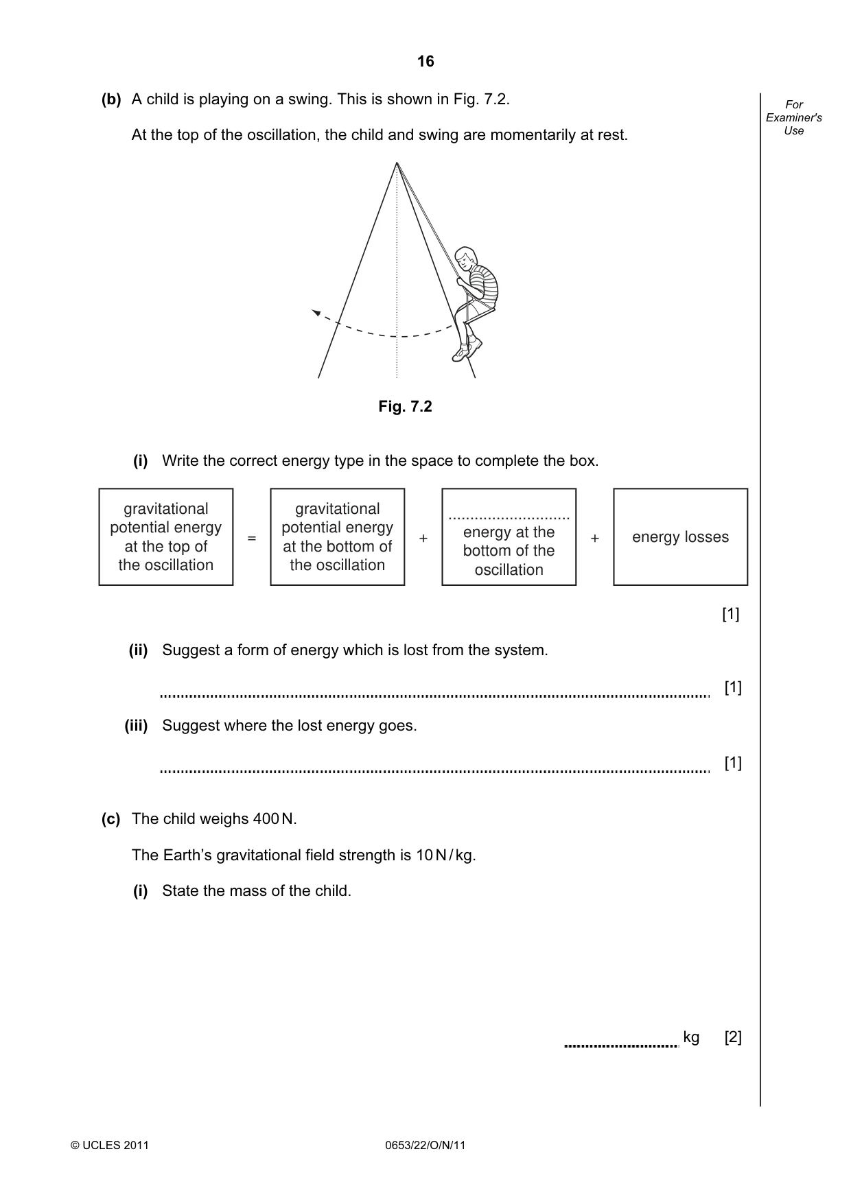 Cambridge IGCSE Science - Combined 0653 2011 Oct/Nov Paper 2 · Variant 2 question paper, page 16 of 24
