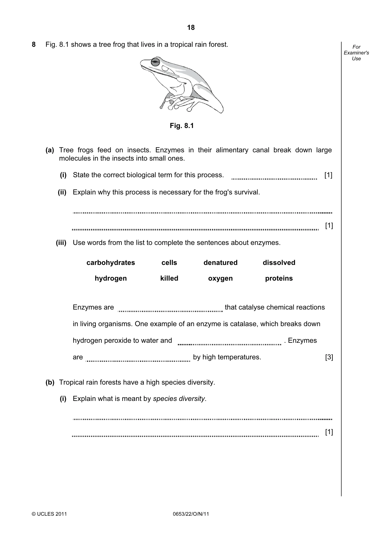 Cambridge IGCSE Science - Combined 0653 2011 Oct/Nov Paper 2 · Variant 2 question paper, page 18 of 24