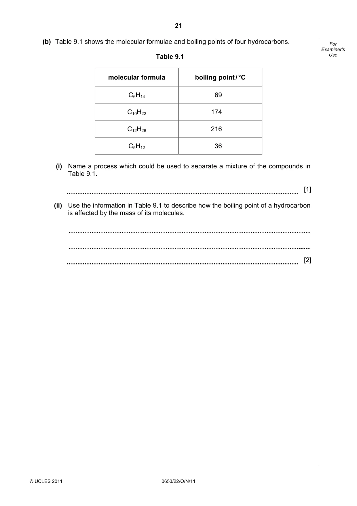 Cambridge IGCSE Science - Combined 0653 2011 Oct/Nov Paper 2 · Variant 2 question paper, page 21 of 24