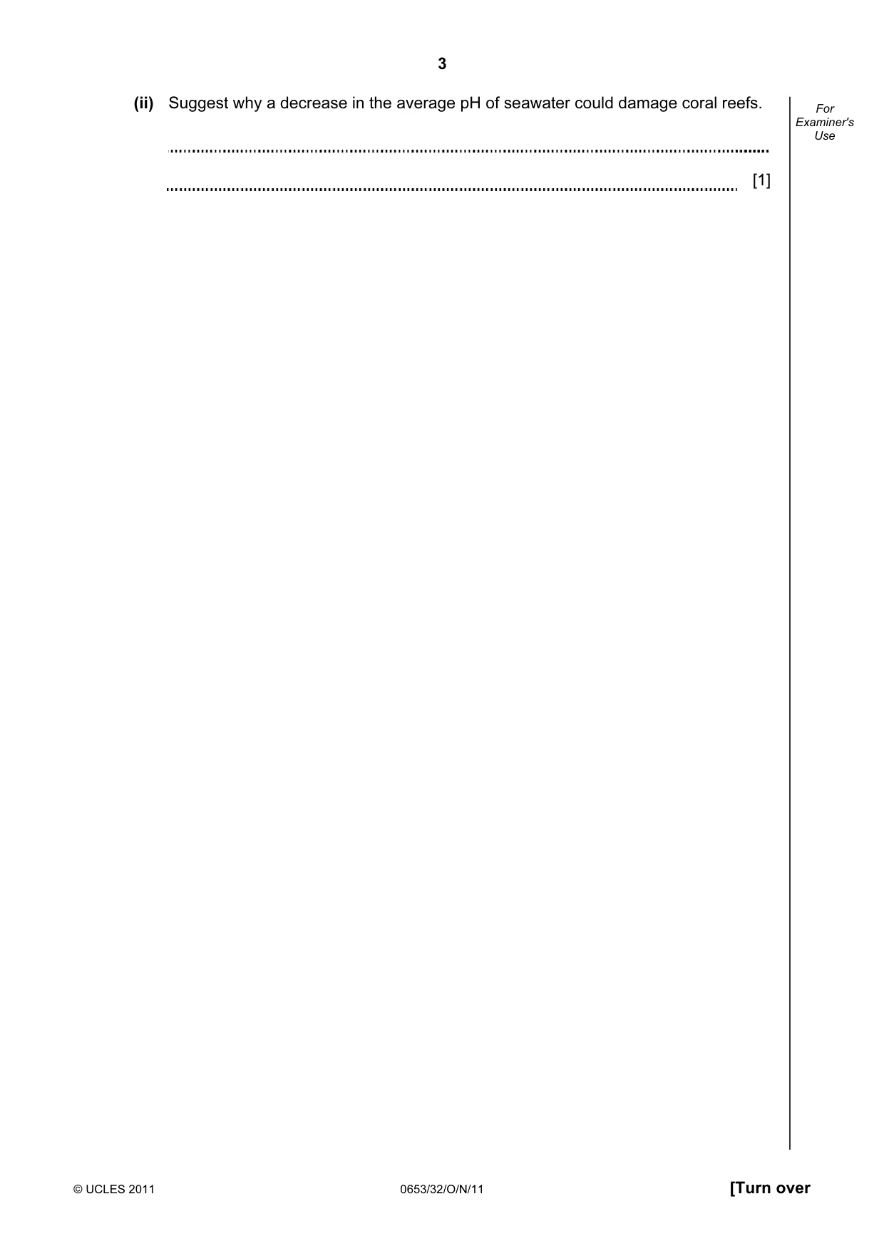 Cambridge IGCSE Science - Combined 0653 2011 Oct/Nov Paper 3 · Variant 2 question paper, page 3 of 24