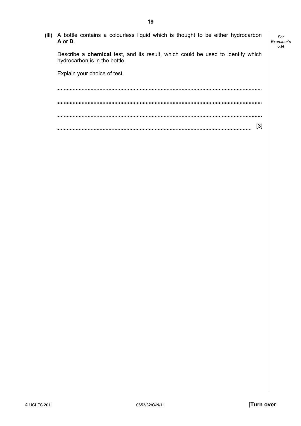 Cambridge IGCSE Science - Combined 0653 2011 Oct/Nov Paper 3 · Variant 2 question paper, page 19 of 24