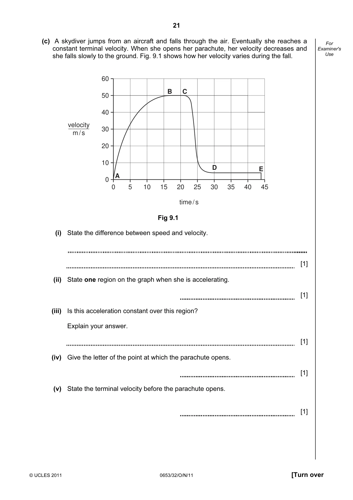 Cambridge IGCSE Science - Combined 0653 2011 Oct/Nov Paper 3 · Variant 2 question paper, page 21 of 24
