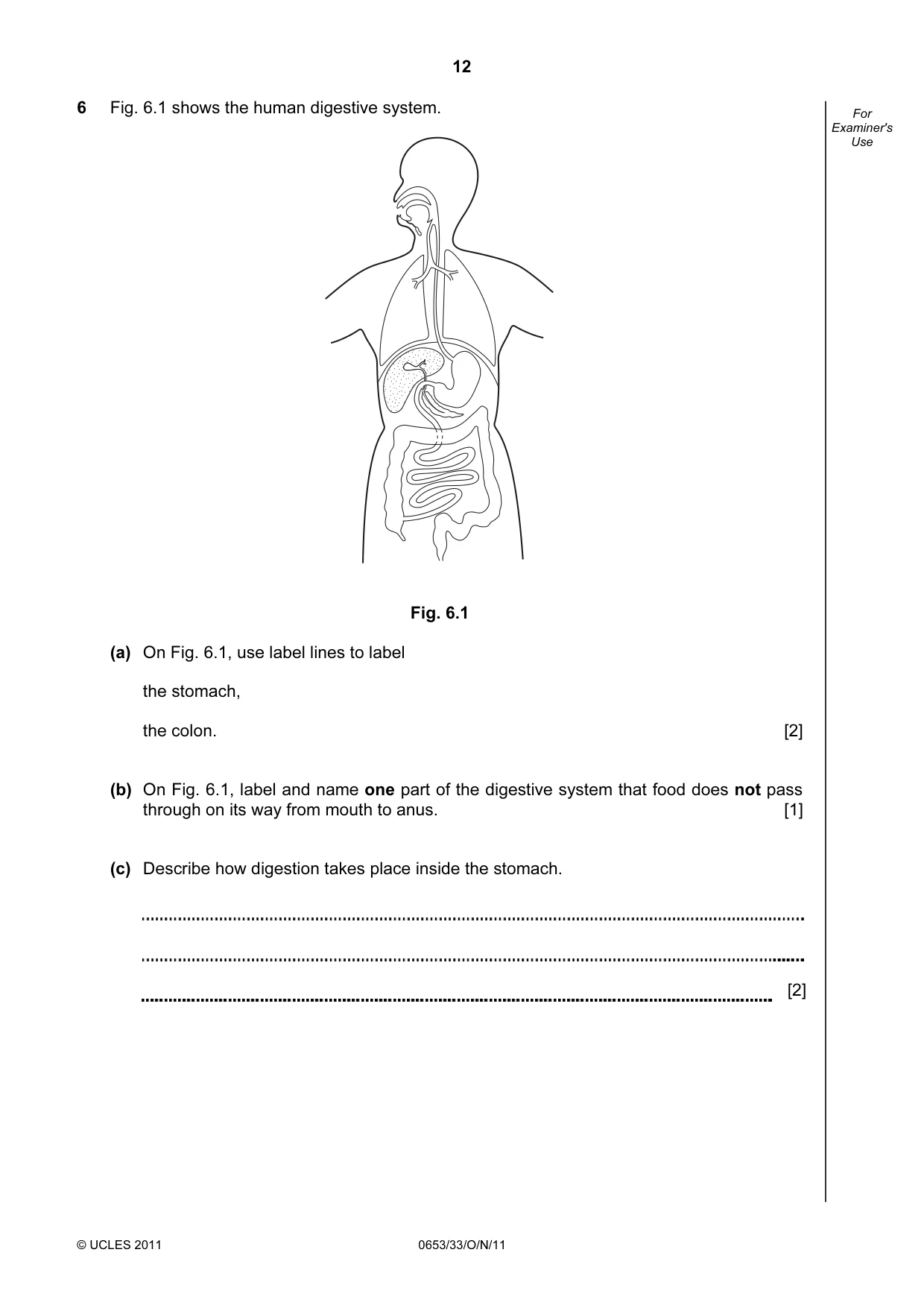 Cambridge IGCSE Science - Combined 0653 2011 Oct/Nov Paper 3 · Variant 3 question paper, page 12 of 20