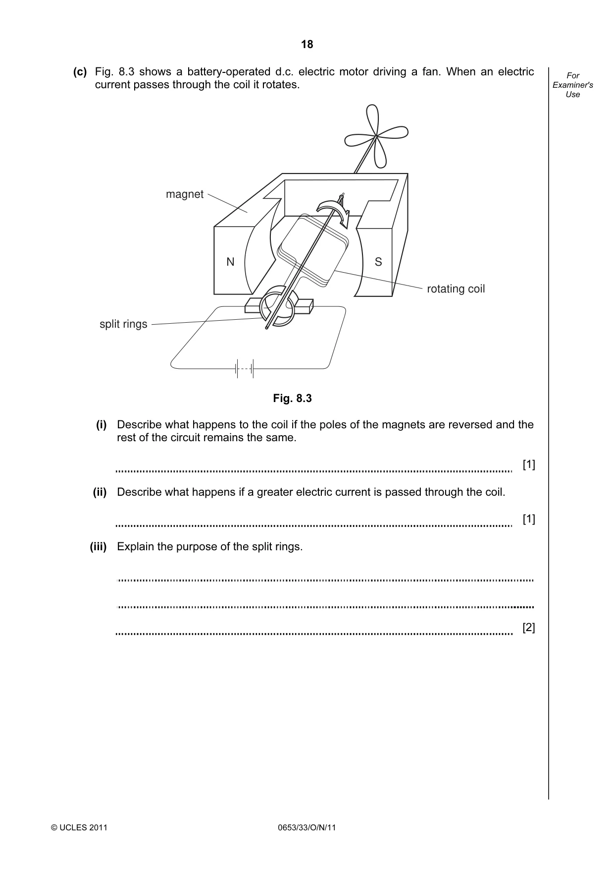 Cambridge IGCSE Science - Combined 0653 2011 Oct/Nov Paper 3 · Variant 3 question paper, page 18 of 20