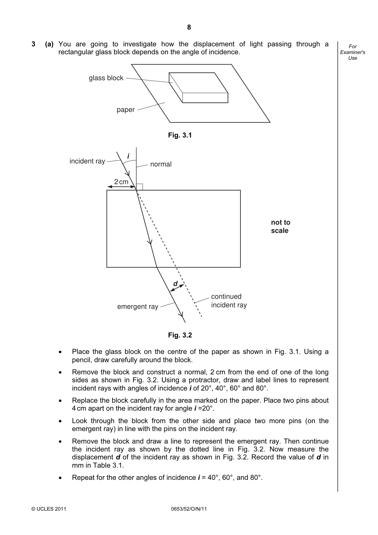 Cambridge IGCSE Science - Combined 0653 2011 Oct/Nov Paper 5 · Variant 2 question paper, page 8 of 12