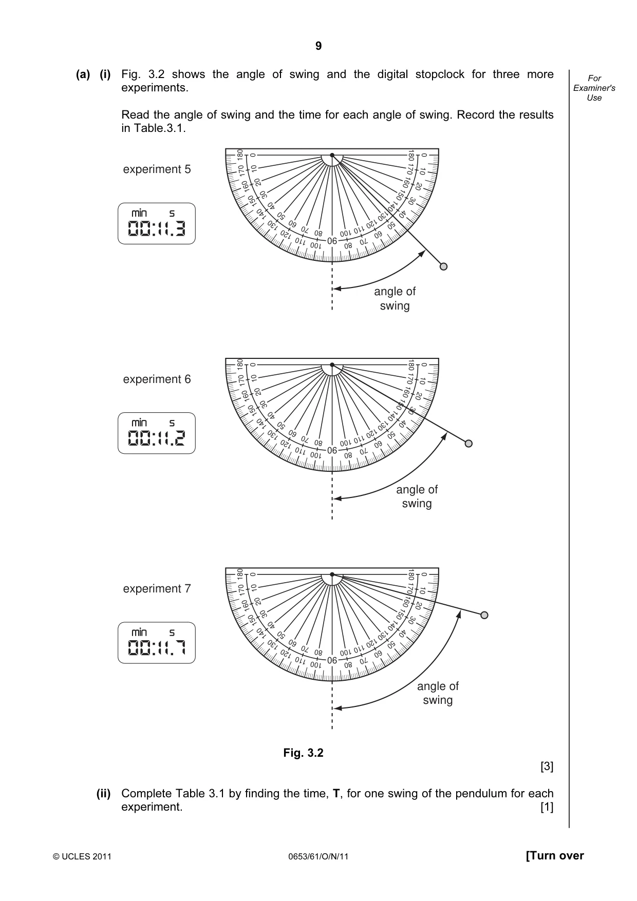 Cambridge IGCSE Science - Combined 0653 2011 Oct/Nov Paper 6 · Variant 1 question paper, page 9 of 20