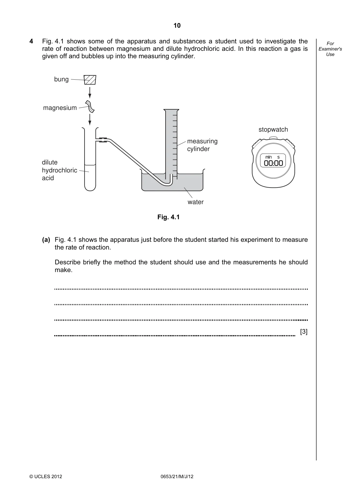Cambridge IGCSE Science - Combined 0653 2012 May/June Paper 2 · Variant 1 question paper, page 10 of 24