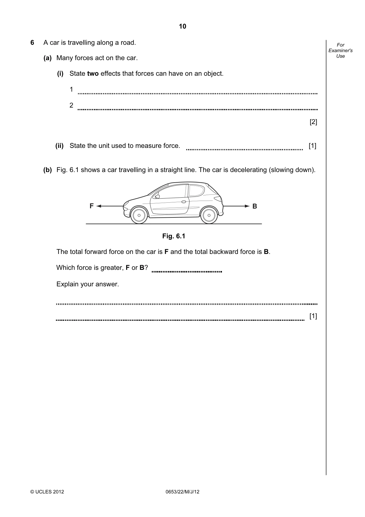 Cambridge IGCSE Science - Combined 0653 2012 May/June Paper 2 · Variant 2 question paper, page 10 of 20