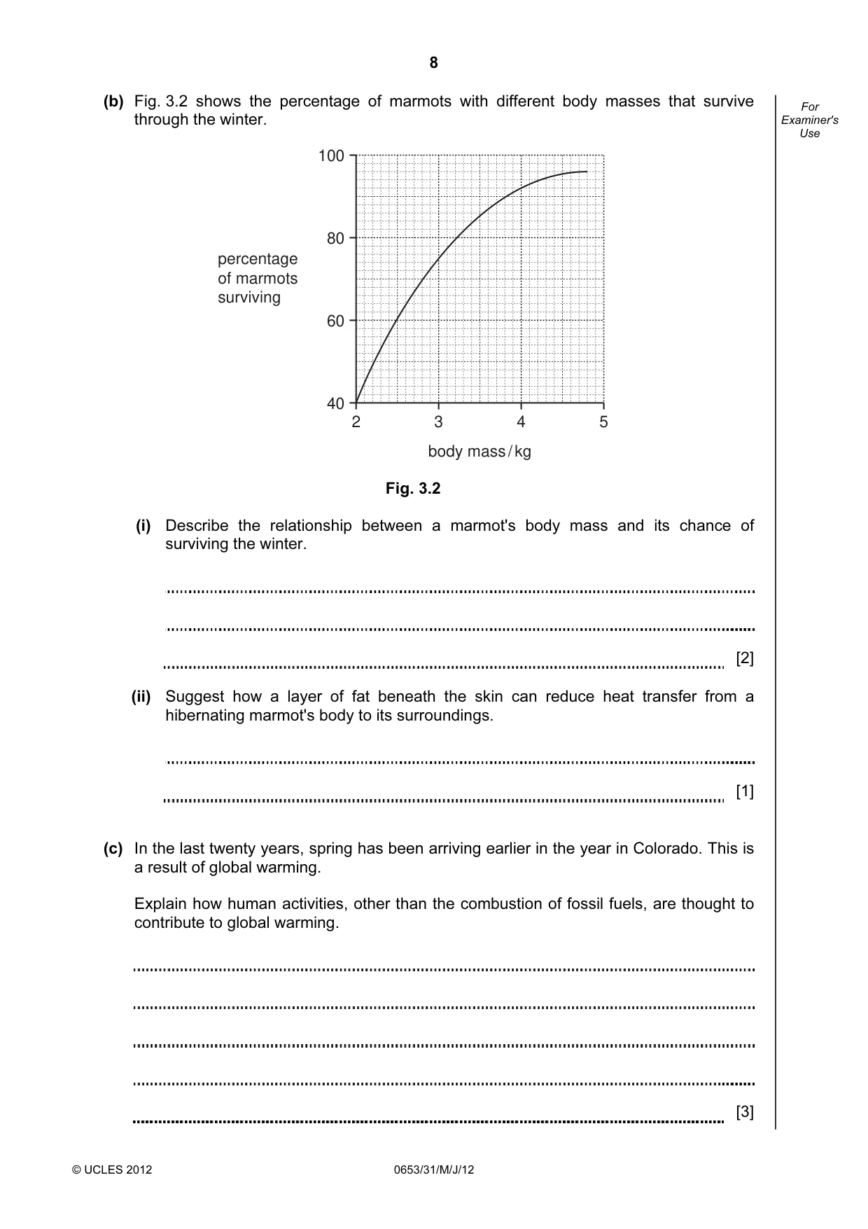 Cambridge IGCSE Science - Combined 0653 2012 May/June Paper 3 · Variant 1 question paper, page 8 of 24