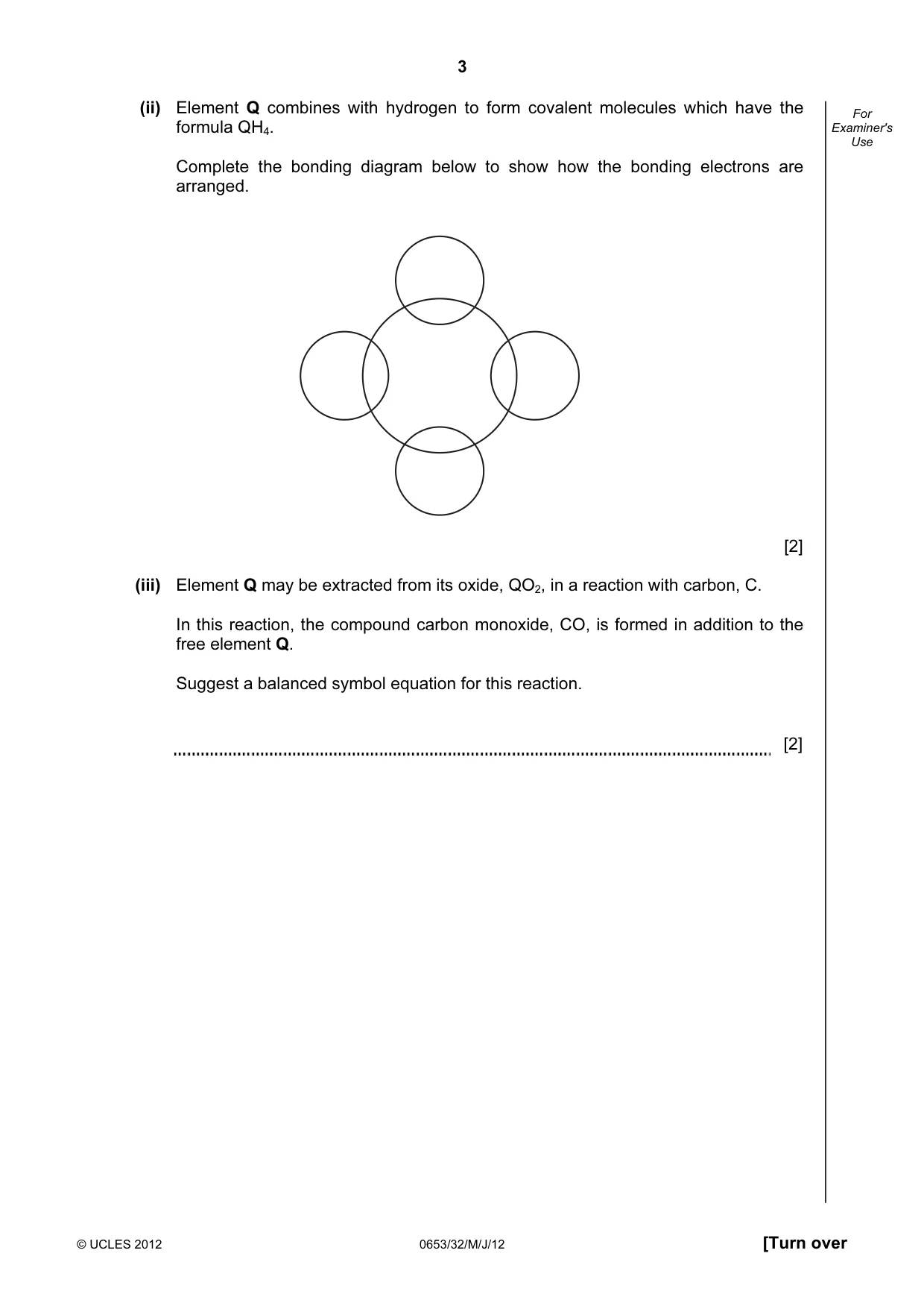Cambridge IGCSE Science - Combined 0653 2012 May/June Paper 3 · Variant 2 question paper, page 3 of 20