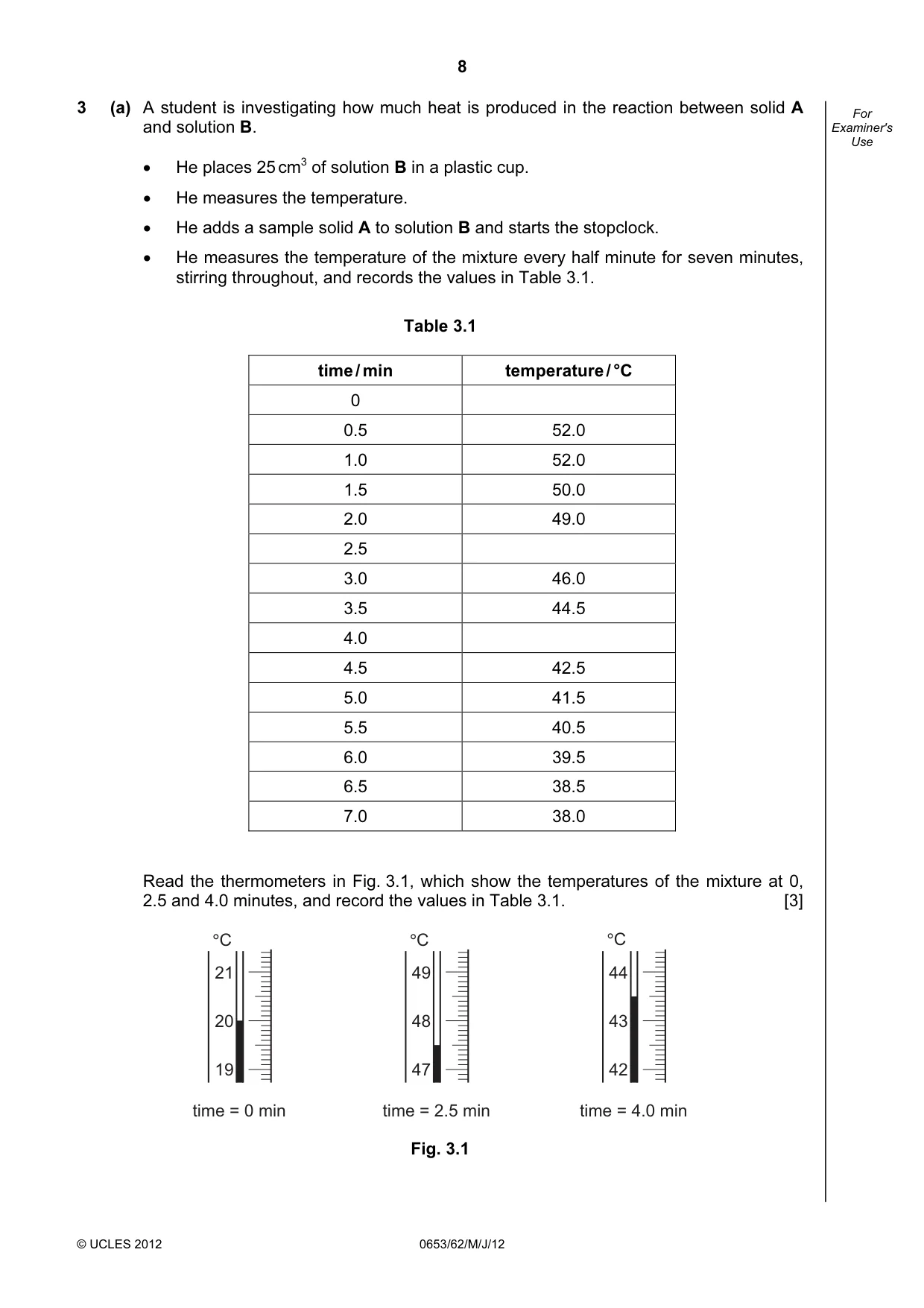 Cambridge IGCSE Science - Combined 0653 2012 May/June Paper 6 · Variant 2 question paper, page 8 of 20
