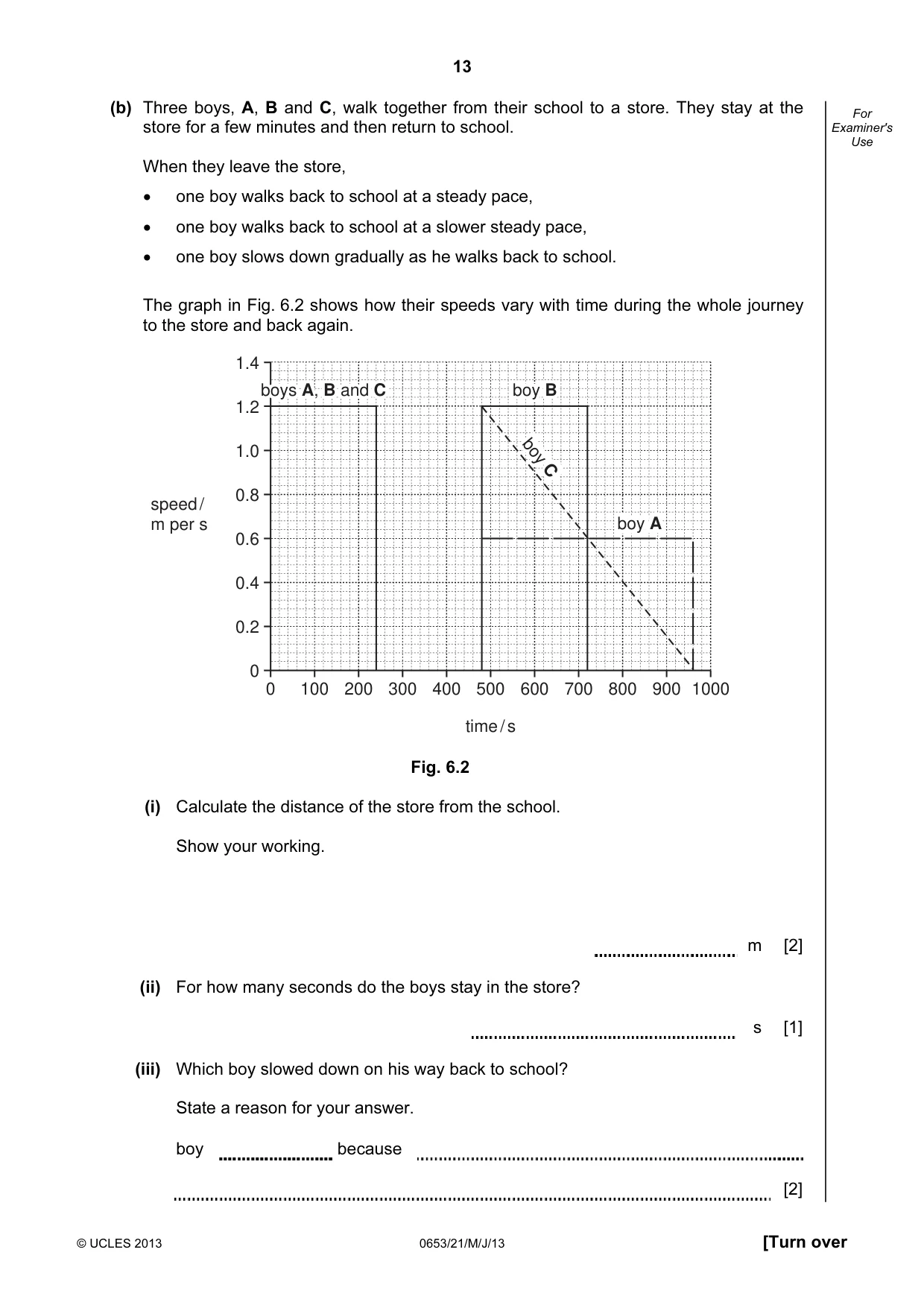 Cambridge IGCSE Science - Combined 0653 2013 May/June Paper 2 · Variant 1 question paper, page 13 of 24