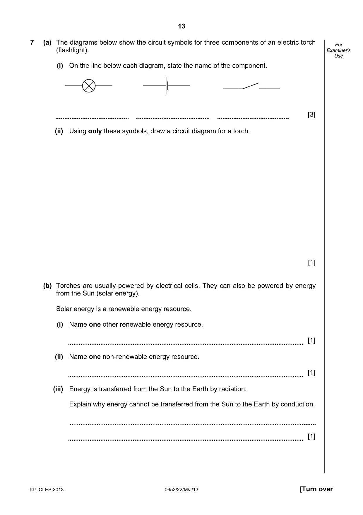 Cambridge IGCSE Science - Combined 0653 2013 May/June Paper 2 · Variant 2 question paper, page 13 of 20