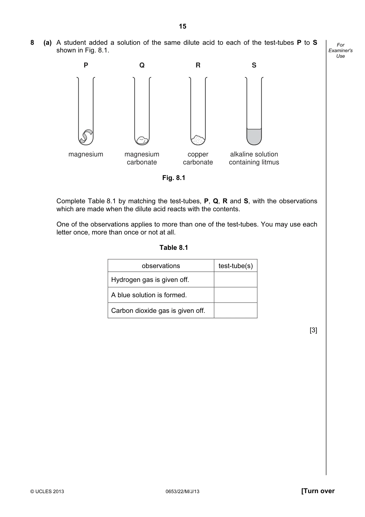 Cambridge IGCSE Science - Combined 0653 2013 May/June Paper 2 · Variant 2 question paper, page 15 of 20