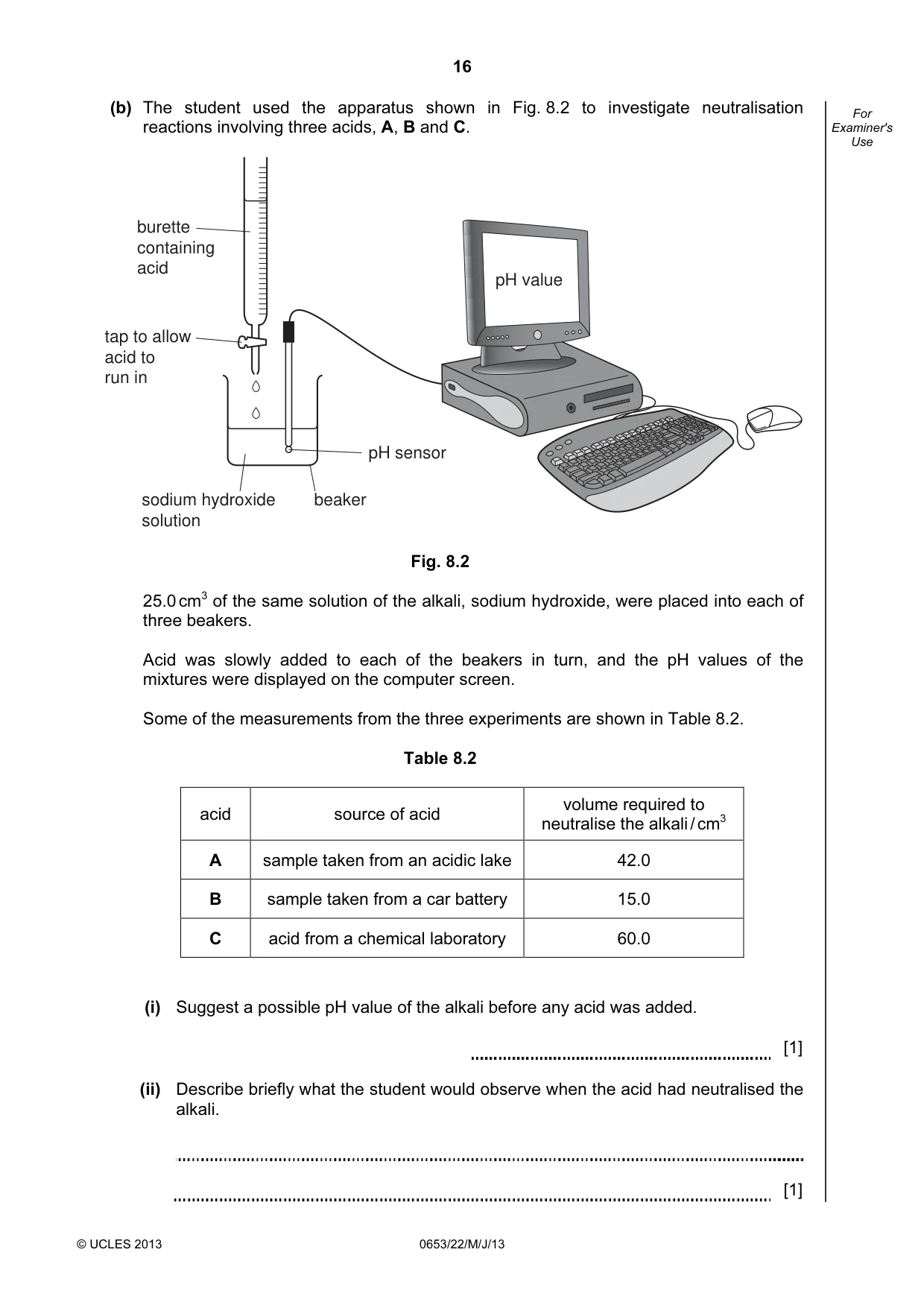 Cambridge IGCSE Science - Combined 0653 2013 May/June Paper 2 · Variant 2 question paper, page 16 of 20