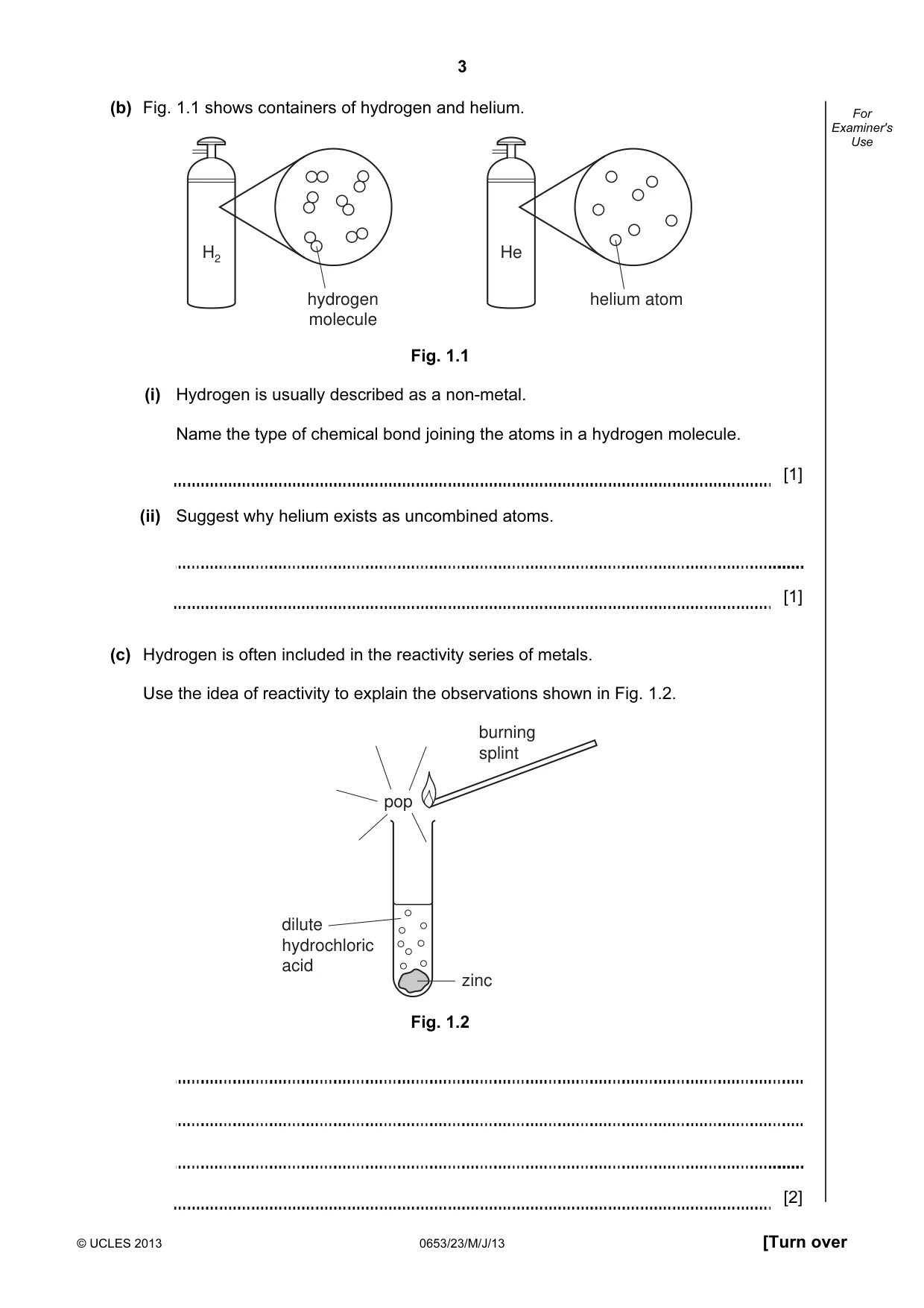 Cambridge IGCSE Science - Combined 0653 2013 May/June Paper 2 · Variant 3 question paper, page 3 of 24