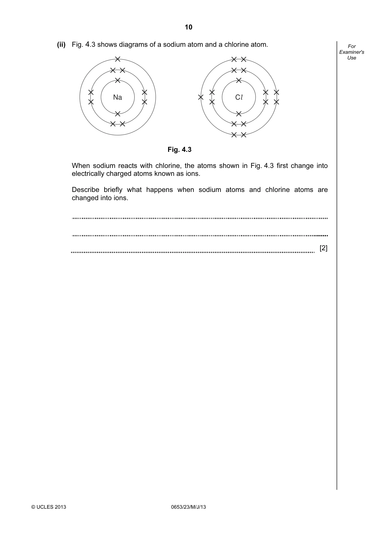 Cambridge IGCSE Science - Combined 0653 2013 May/June Paper 2 · Variant 3 question paper, page 10 of 24