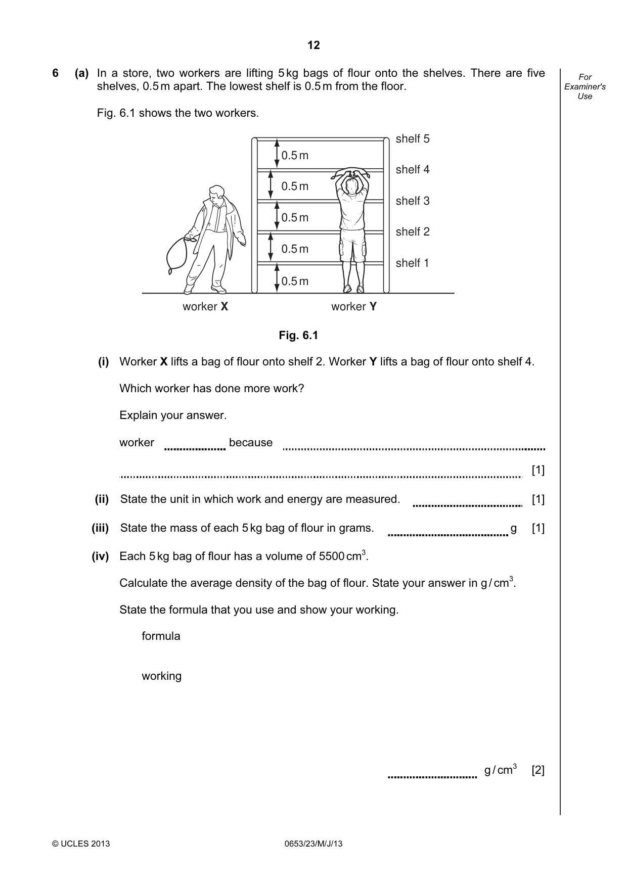 Cambridge IGCSE Science - Combined 0653 2013 May/June Paper 2 · Variant 3 question paper, page 12 of 24