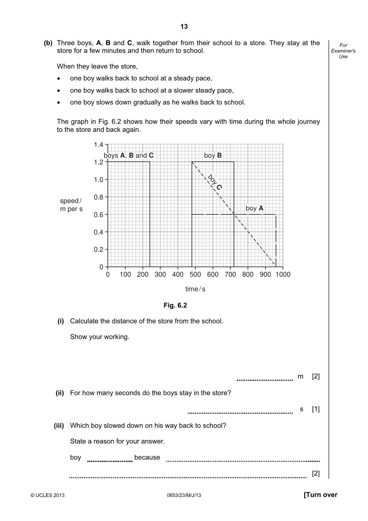 Cambridge IGCSE Science - Combined 0653 2013 May/June Paper 2 · Variant 3 question paper, page 13 of 24