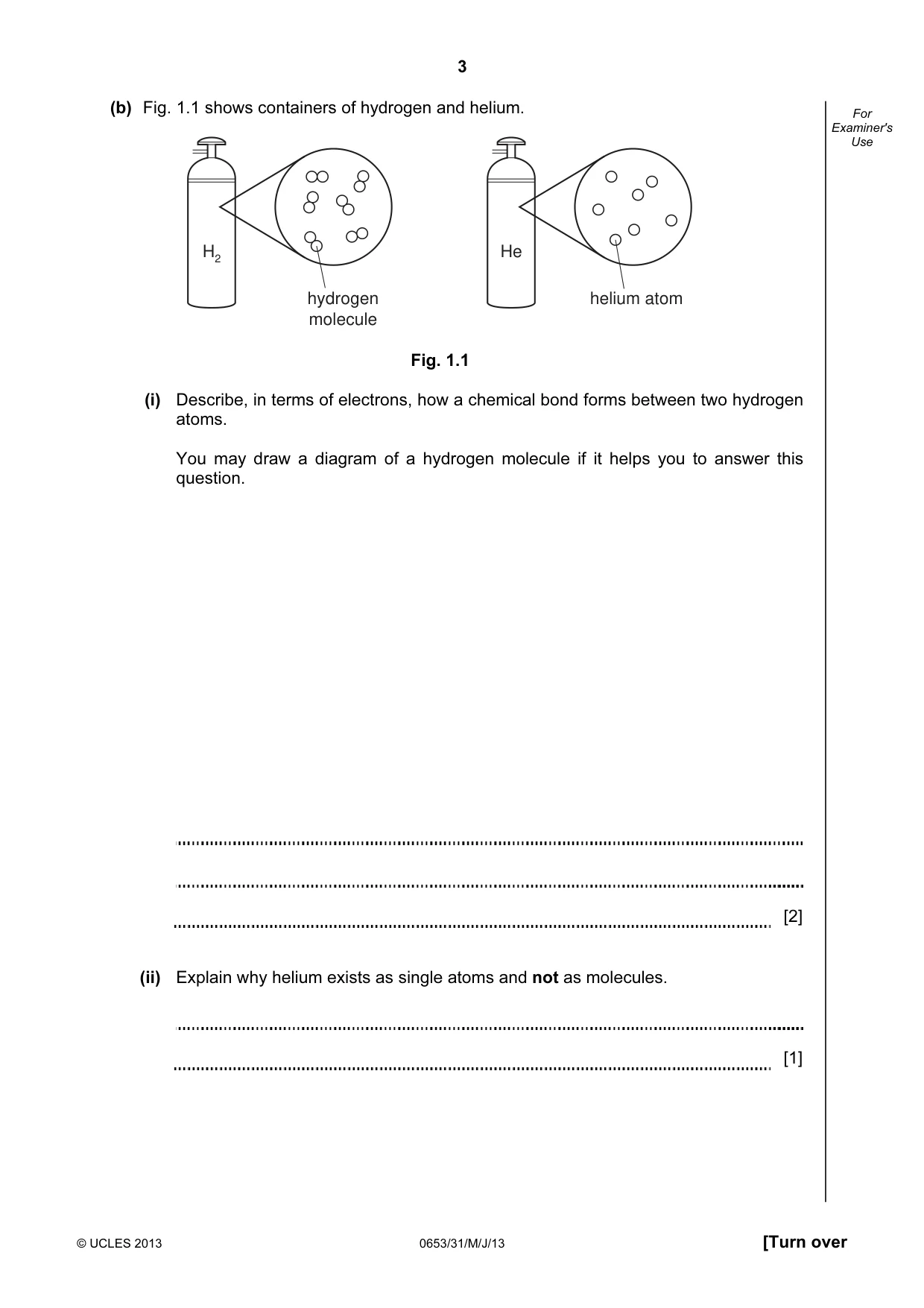 Cambridge IGCSE Science - Combined 0653 2013 May/June Paper 3 · Variant 1 question paper, page 3 of 28