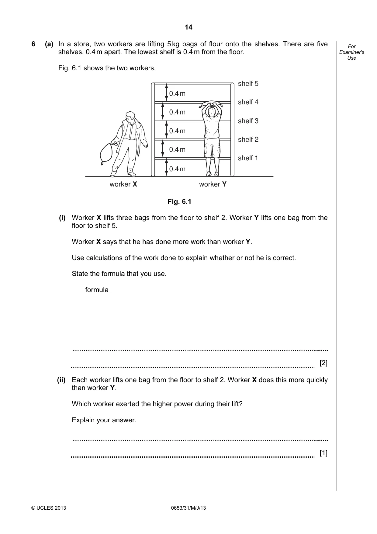 Cambridge IGCSE Science - Combined 0653 2013 May/June Paper 3 · Variant 1 question paper, page 14 of 28