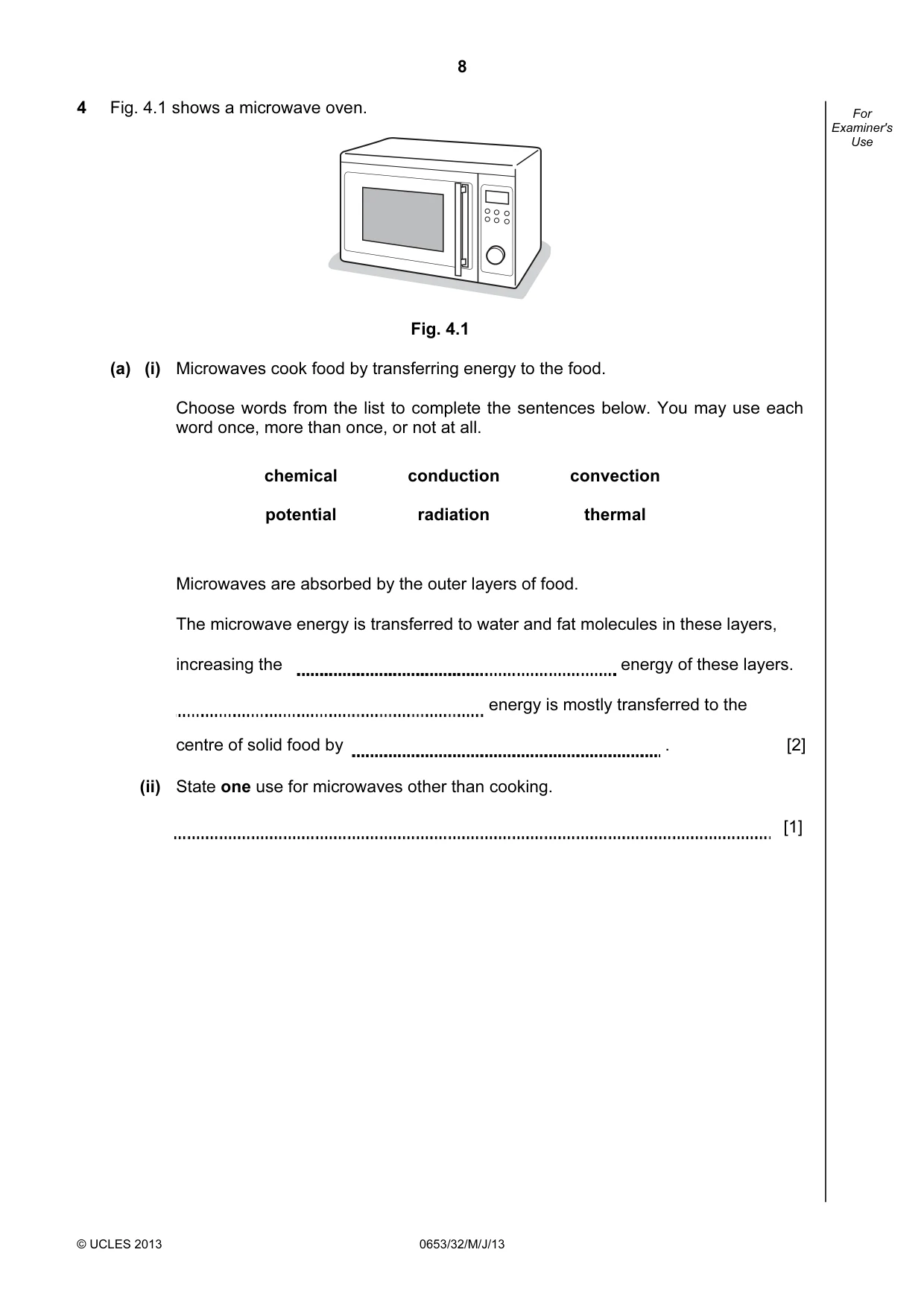 Cambridge IGCSE Science - Combined 0653 2013 May/June Paper 3 · Variant 2 question paper, page 8 of 24