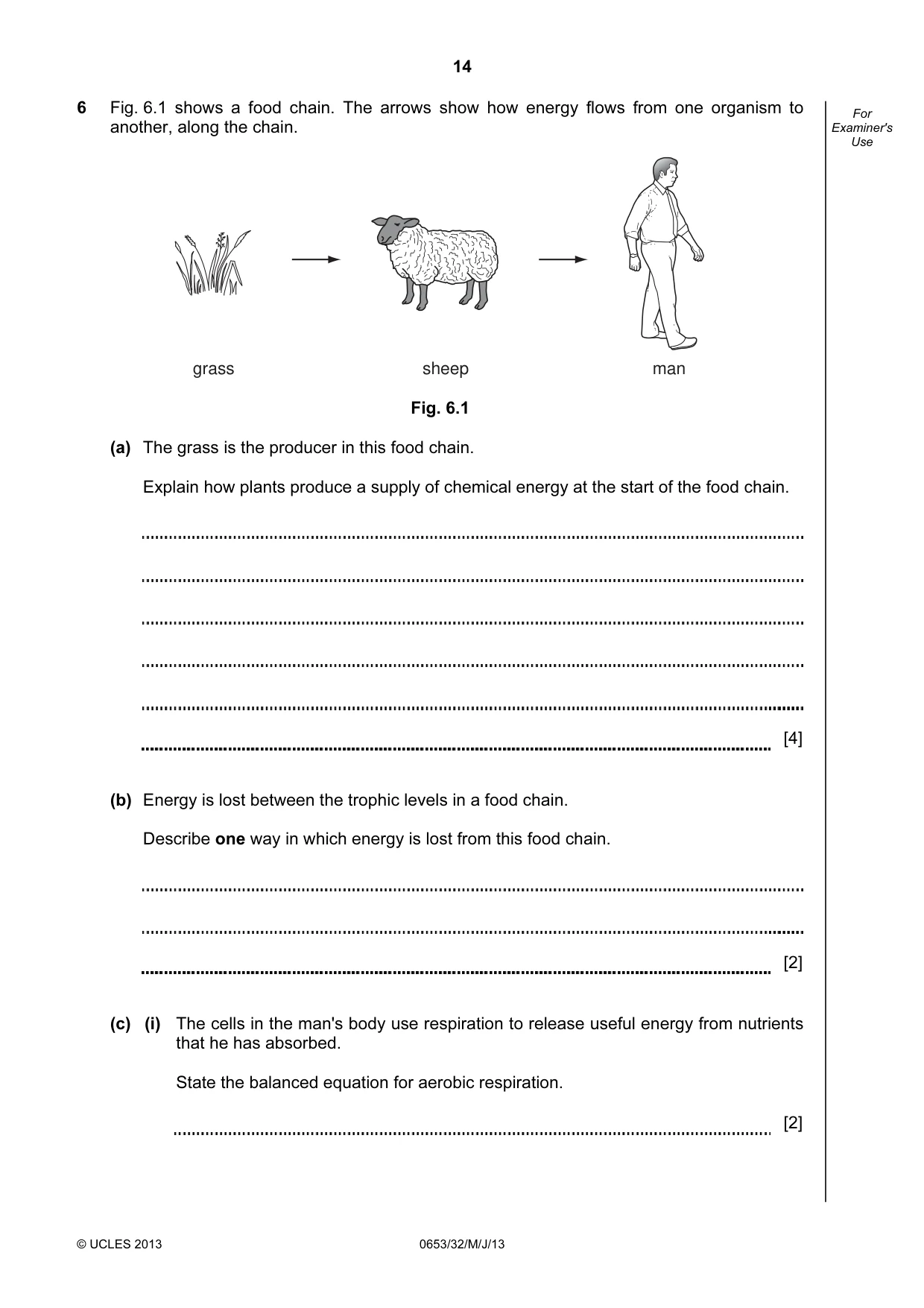 Cambridge IGCSE Science - Combined 0653 2013 May/June Paper 3 · Variant 2 question paper, page 14 of 24