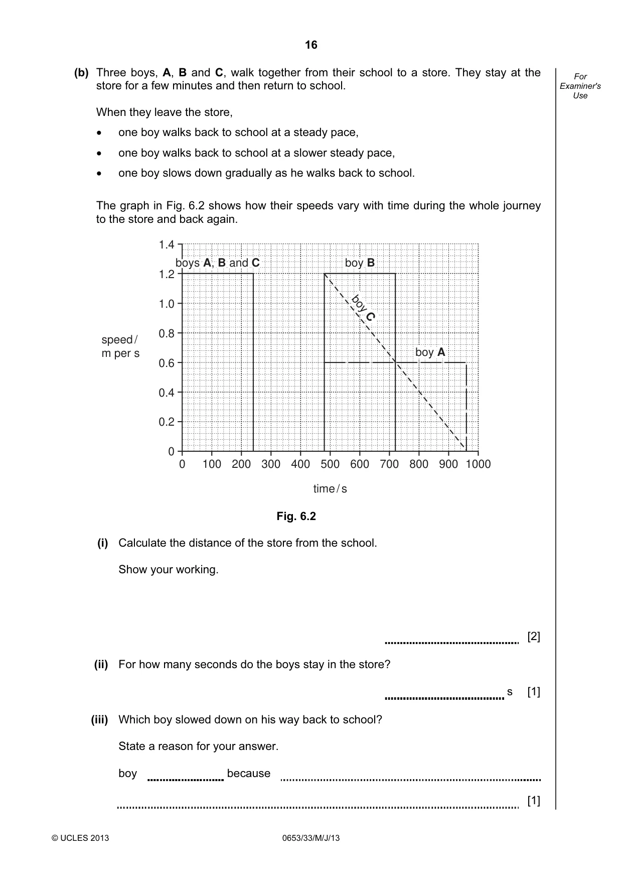 Cambridge IGCSE Science - Combined 0653 2013 May/June Paper 3 · Variant 3 question paper, page 16 of 28