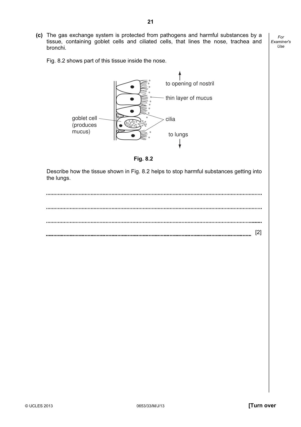 Cambridge IGCSE Science - Combined 0653 2013 May/June Paper 3 · Variant 3 question paper, page 21 of 28