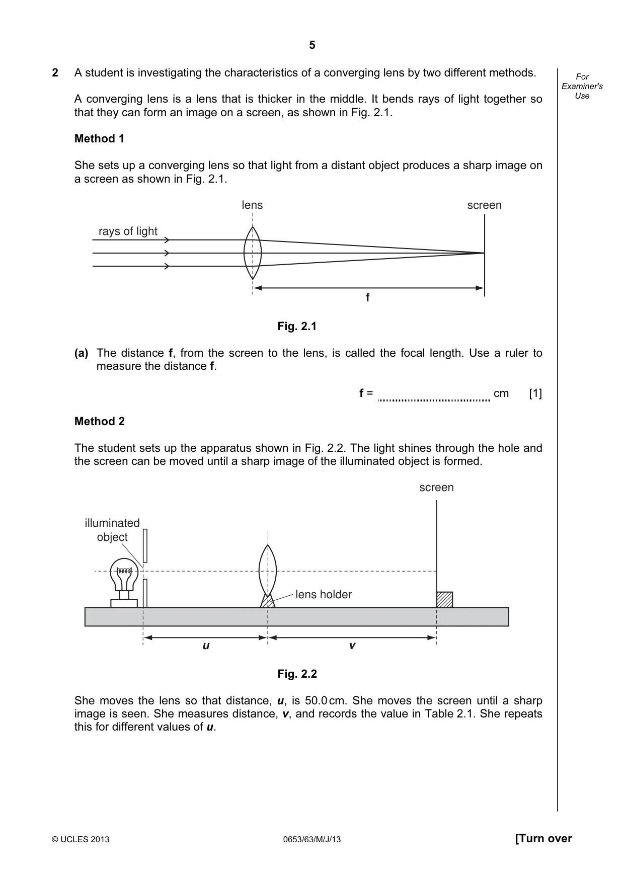 Cambridge IGCSE Science - Combined 0653 2013 May/June Paper 6 · Variant 3 question paper, page 5 of 20
