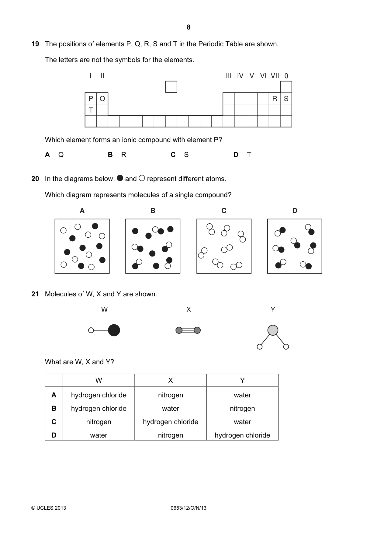 Cambridge IGCSE Science - Combined 0653 2013 Oct/Nov Paper 1 · Variant 2 question paper, page 8 of 20