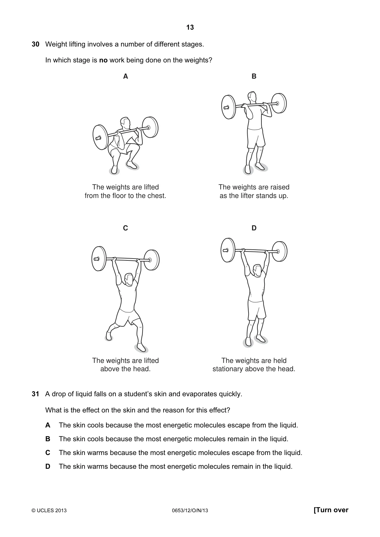 Cambridge IGCSE Science - Combined 0653 2013 Oct/Nov Paper 1 · Variant 2 question paper, page 13 of 20