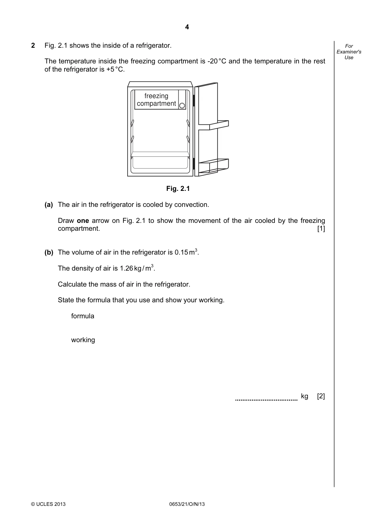 Cambridge IGCSE Science - Combined 0653 2013 Oct/Nov Paper 2 · Variant 1 question paper, page 4 of 24