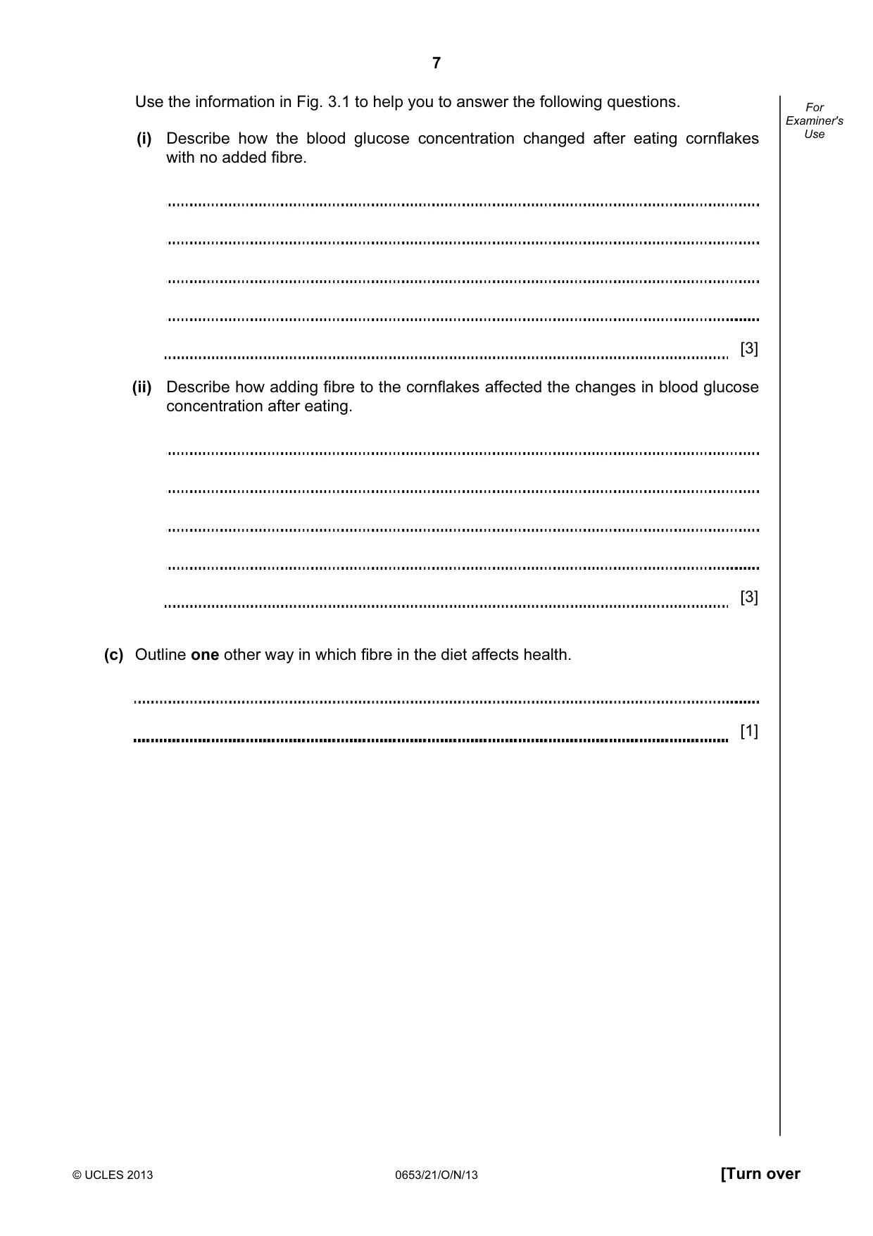 Cambridge IGCSE Science - Combined 0653 2013 Oct/Nov Paper 2 · Variant 1 question paper, page 7 of 24